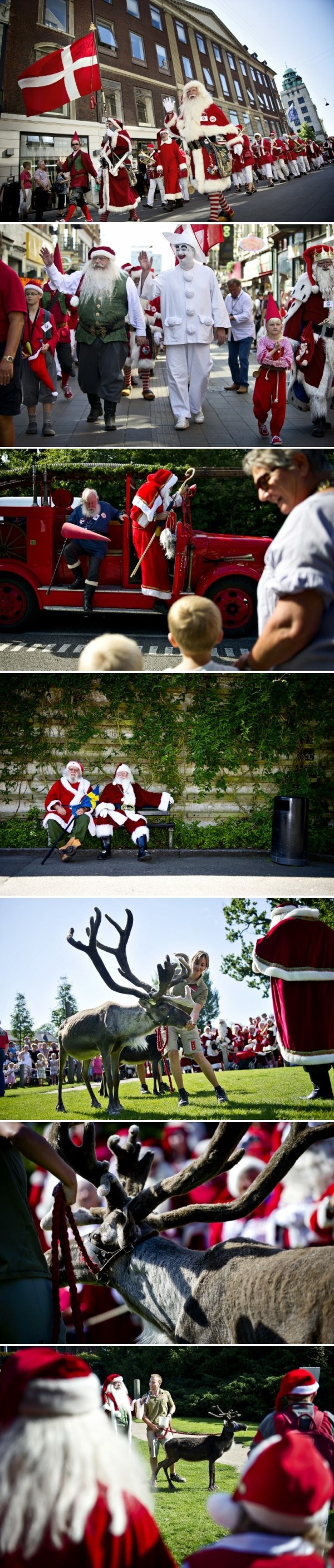 Simpa Djedovi Mrazovi okupirali Kopenhagen