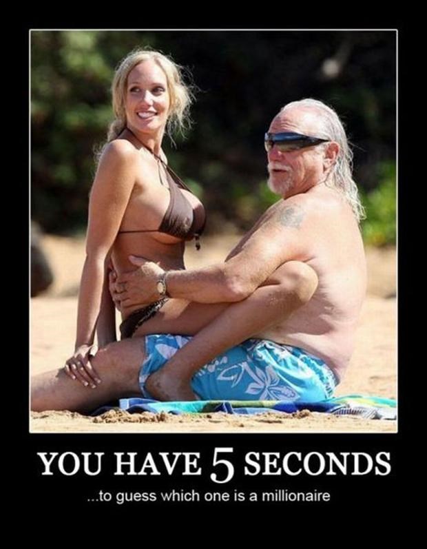 Kad imaš love nije bitno koliko si star, debeo i ružan...