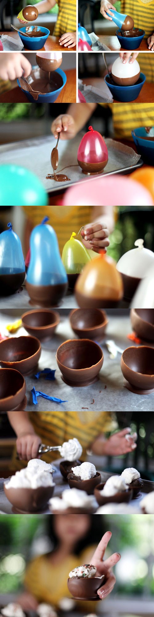 Fantazija od čokolade napravljena - balonom