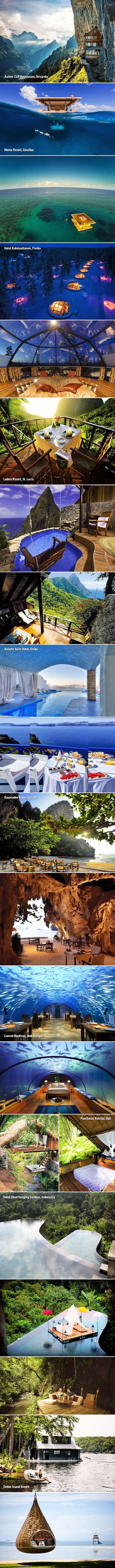 Fantastični hoteli koje MORATE posjetiti!