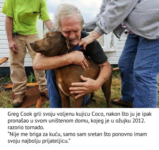 Dirljivi susret gazde i njegove kujice nestale u tornadu