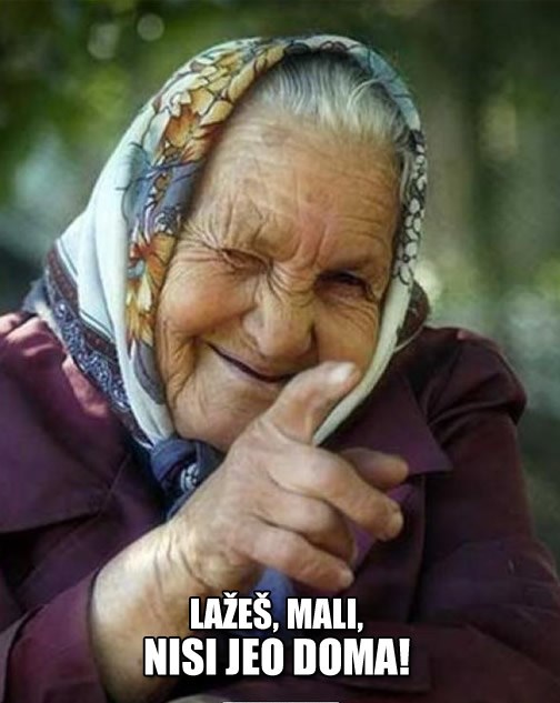 Baka je detektor laži za glad: Pusti joj da te šopa