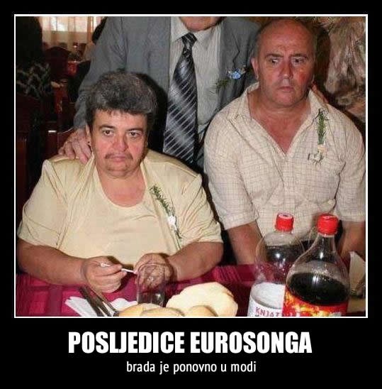 Posljedice Eurosonga: Ženska brada je ponovno "in"