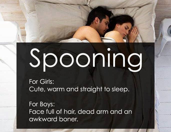 Spavanje u zagrljaju - ovako ga vide cure, a ovako dečki!