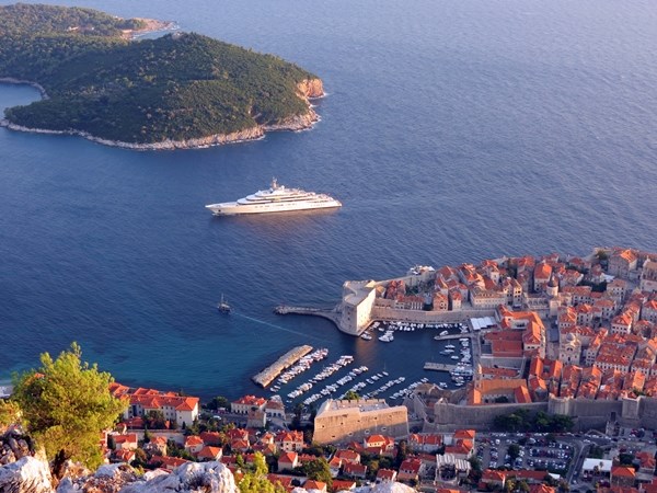 Zračna panorama bisera Jadrana - Dubrovnika