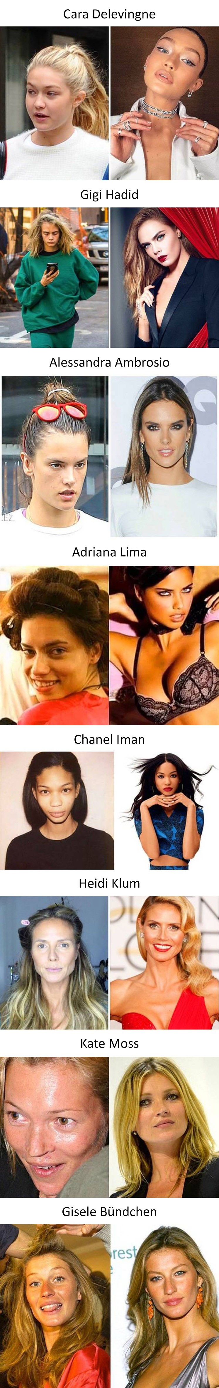 Mnogi topmodeli u privatnom životu izgledaju skroz drukčije, a ponekad i neprepoznatljivo!