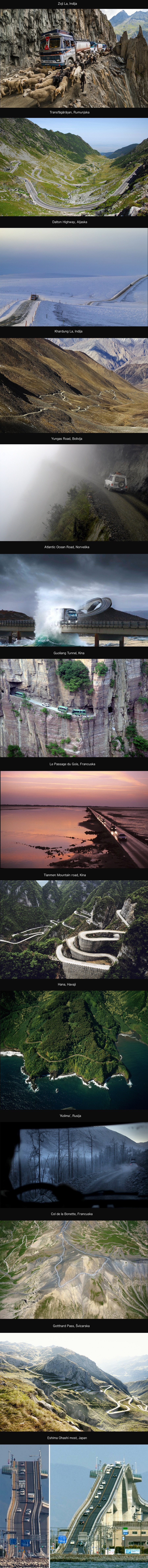 Ovo su najopasnije ceste svijeta 