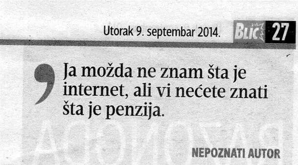 Kad ti deda prorekne sudbinu