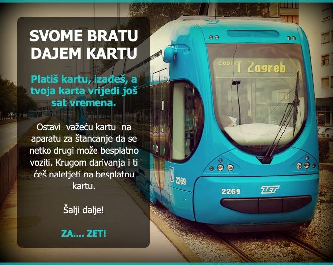 Građani uzvraćaju udarac: Pokloni kartu svome "bratu"!
