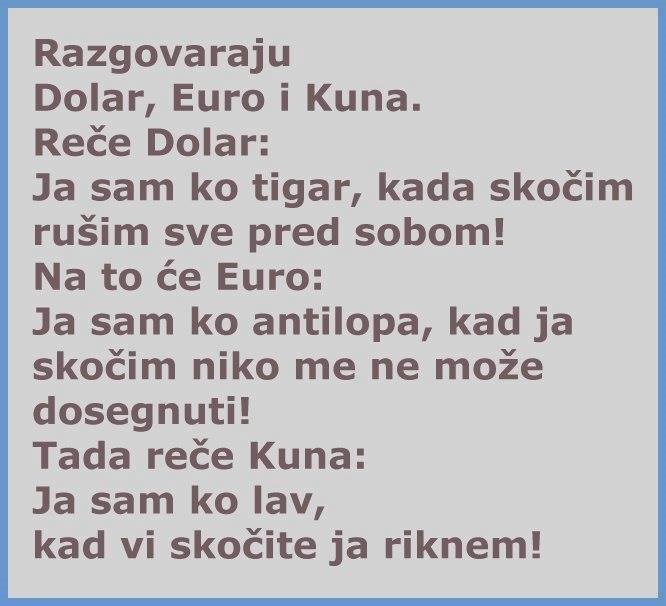 odličan vic koji nije smiješan..