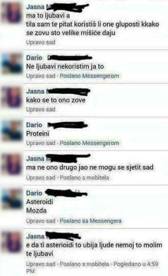 Djevojka je bila zabrinuta za svog dečka s velikim mišićima pa ga je morala upozoriti...