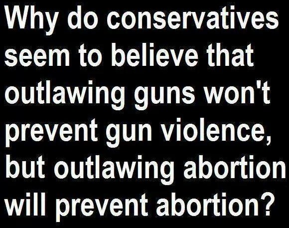 S oružjem ne pali, s abortusom hoće?