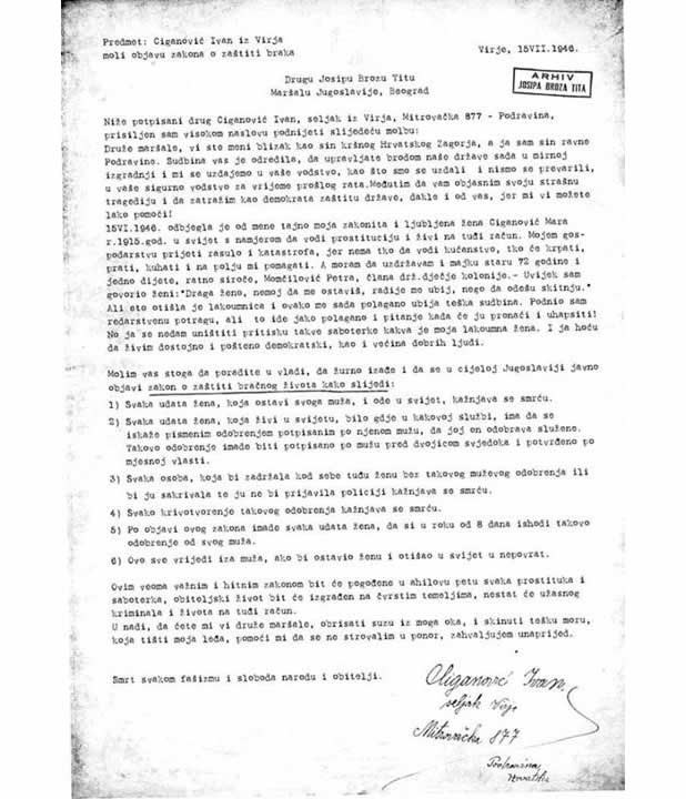 Hrvati još 1946. zaštitili brak: Kazna za neposluh - smrt!