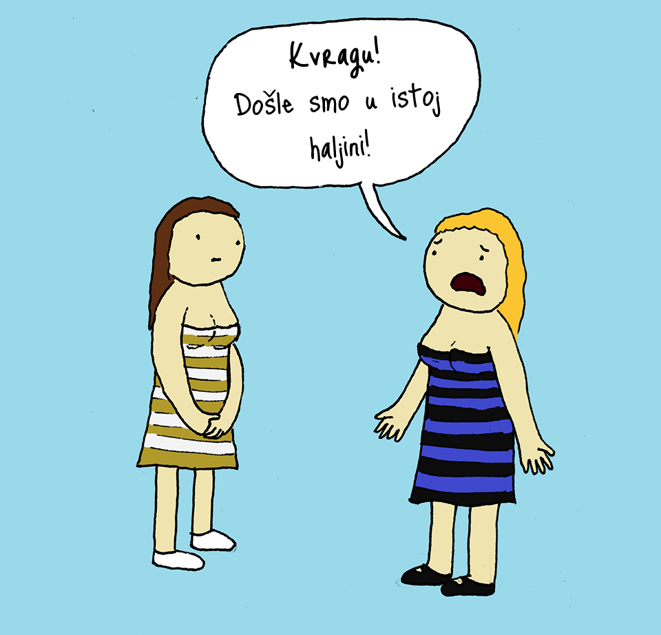 Ukleta haljina i dalje stvara probleme!