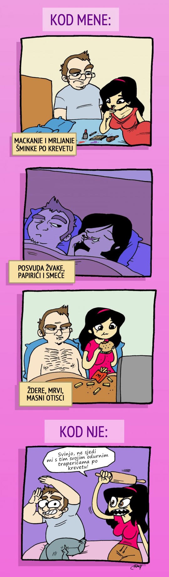 Kod cure u kući hodaš k'o po jajima