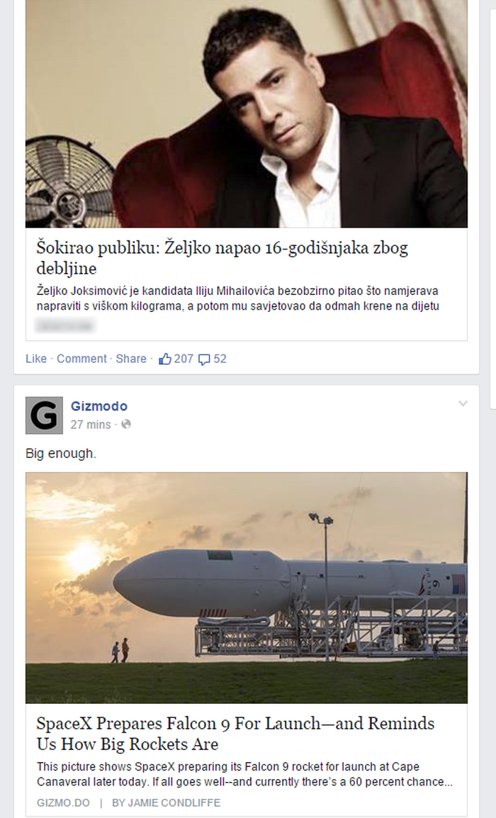 Dok mi slinavimo oko gluposti, drugi idu u svemir