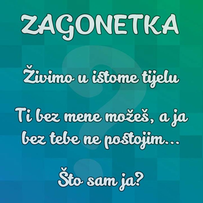 Znate li riješiti ovu zagonetku?