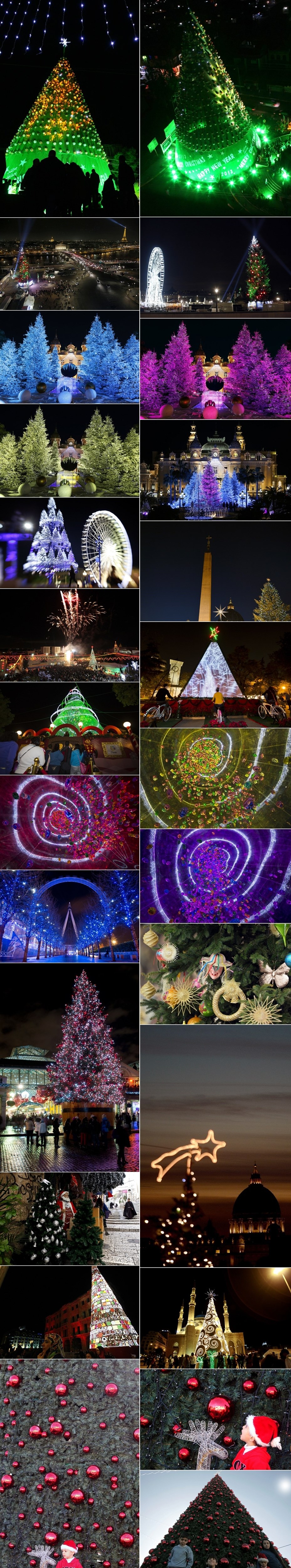 Božićna drvca diljem svijeta