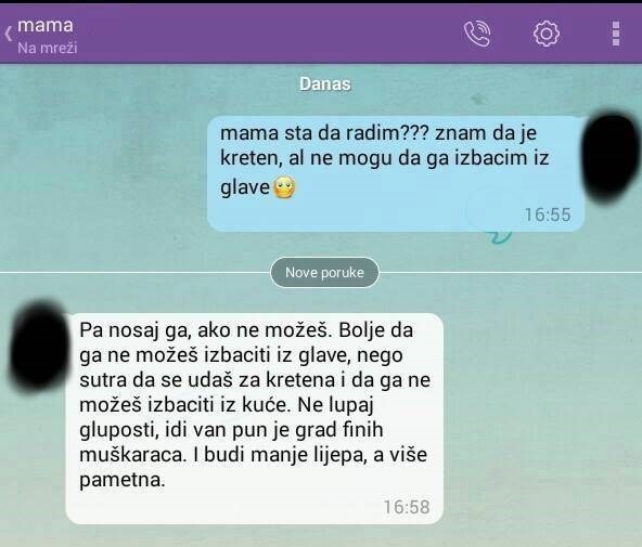 Kći je zatražila ljubavni savjet, a mama je odgovorila na najbolji mogući način!