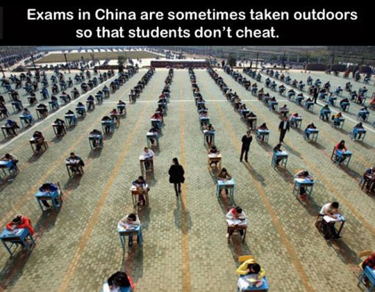 Rigorozne mjere pisanja ispita u Kini