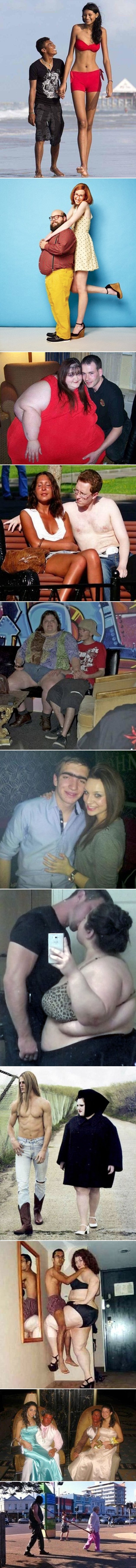 Galerija: Neobični parovi dokazali da ljubav nema granica