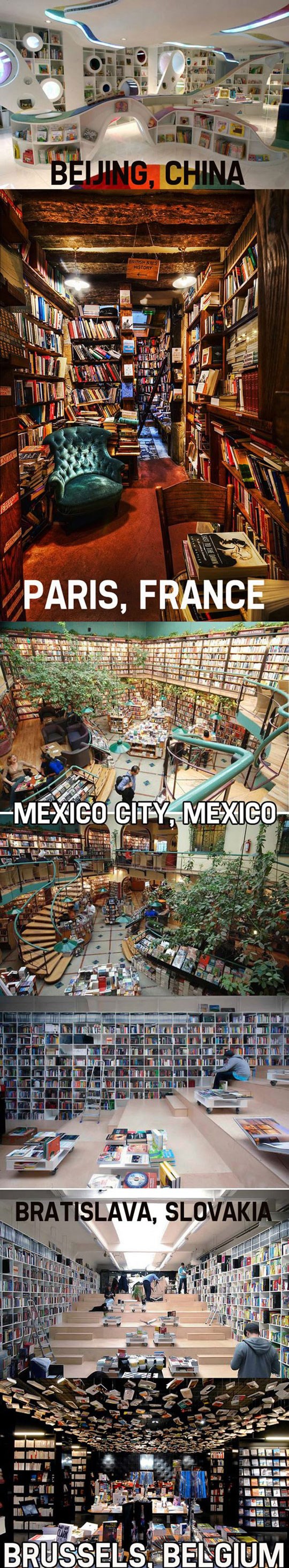 Možete li zamisliti ovakve knjižare kod nas?