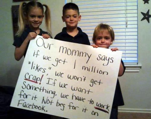 Dosta s Facebook paćenicima: Mama djecu uči poštenom radu