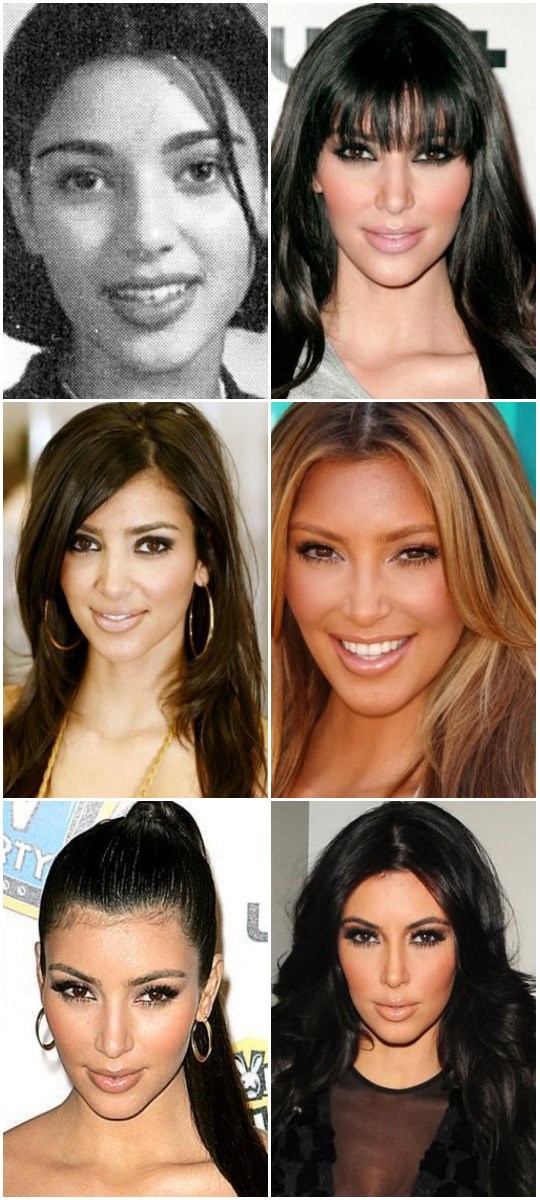 Kim Kardashian kroz godine...