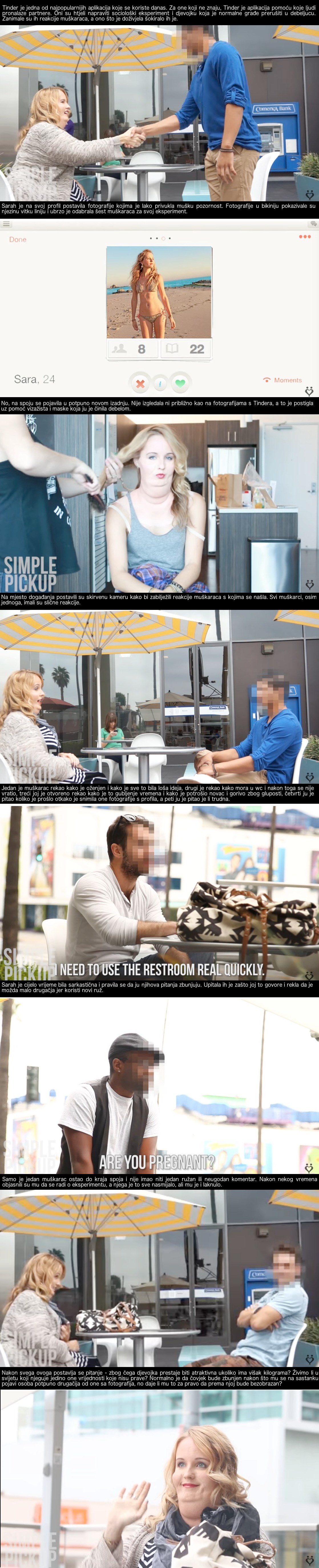 Djevojka se zbog eksperimenta prerušila u debeljucu i takva otišla na prvi spoj