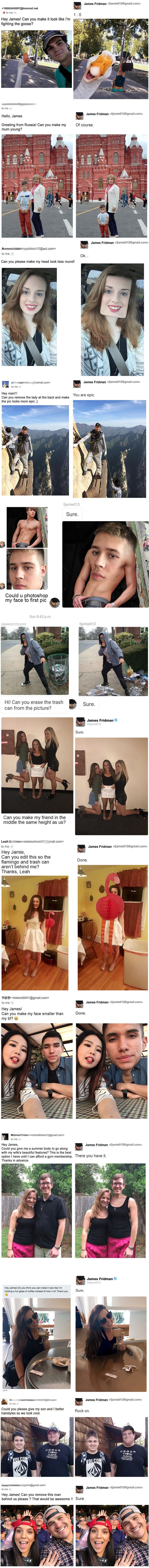 URNEBESNO Evo što se dogodi kada krivu osobu pitate da vam pomogne s Photoshop montažama