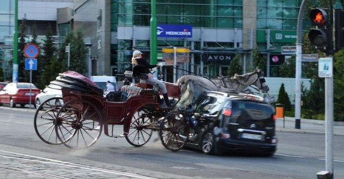 Vozačica dobila "par konja više" i odmah radi kaos po cesti