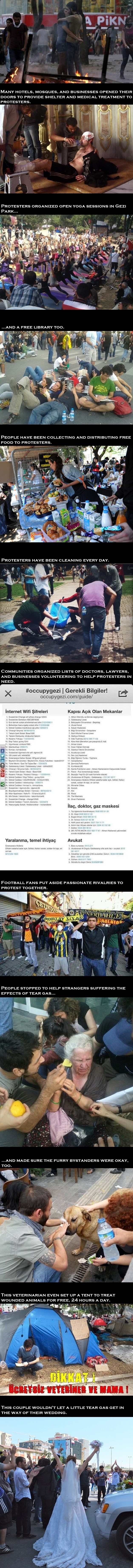 Turski prosvjednici se ljubavlju bore protiv rata