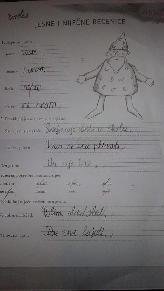 Kada dijete zna hrvatski bolje od učiteljice