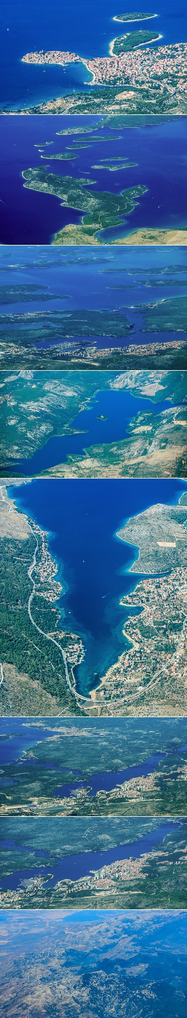 Prekrasna Dalmacija snimljena iz zraka