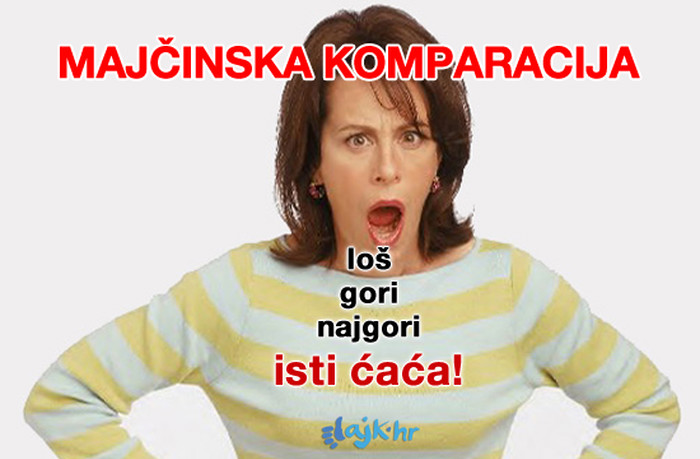 Majčinska komparacija u hrvatskom