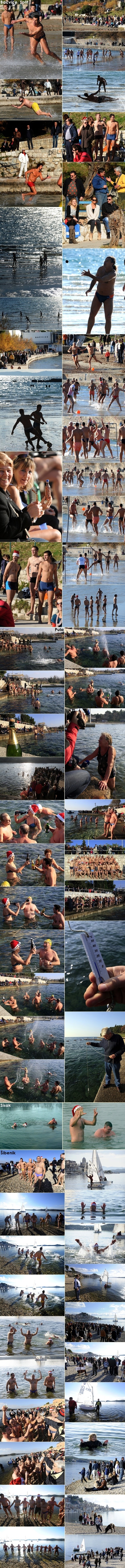 Prvi ovogodišnji picigin i kupanje: Split, Pula, Šibenik...