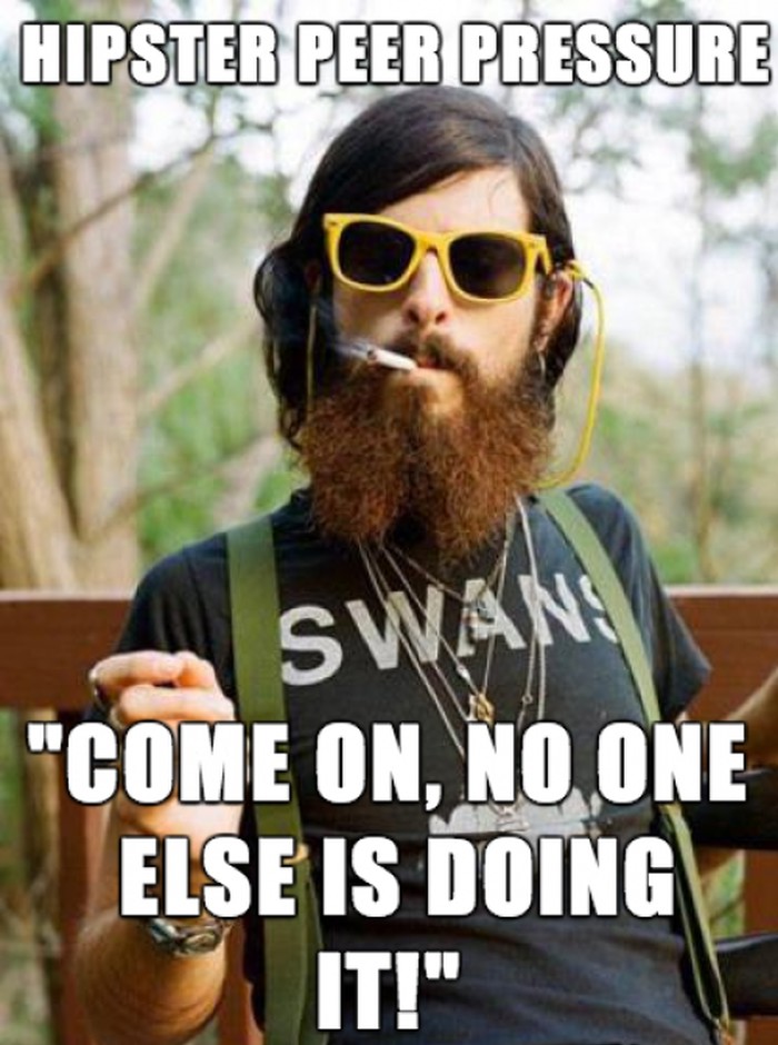 Hipsteri uvijek kontra