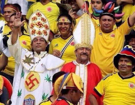 Naci-narko-kršćanski kolumbijski navijači?