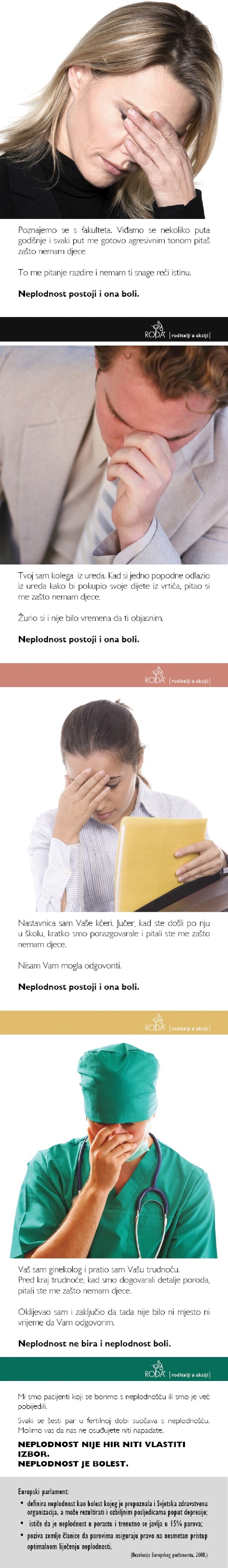 "Neplodnost postoji i ona boli!"