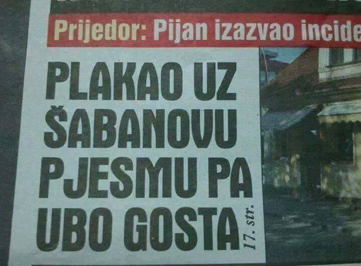 Ovakve se stvari događaju samo na Balkanu