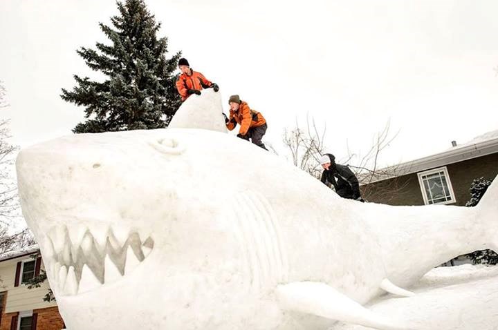 Napravili grdosiju od snjegovića