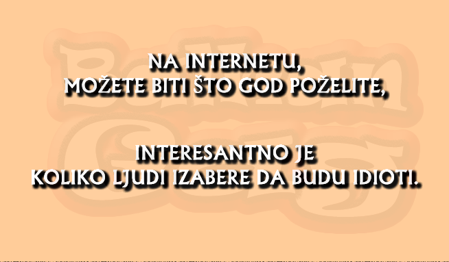 idioti..