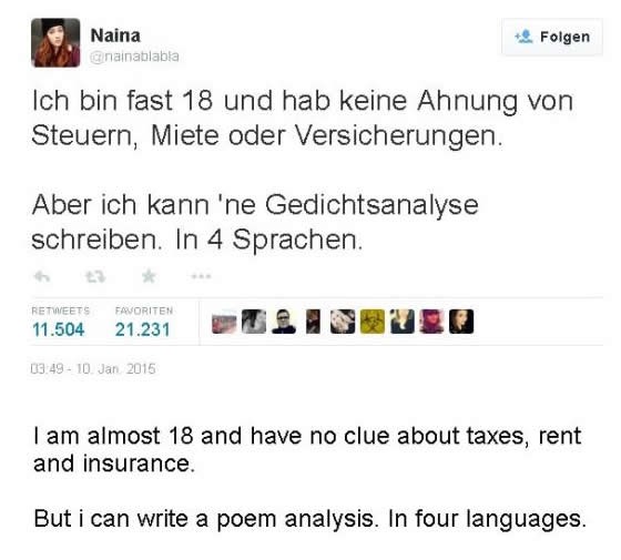 Tweet obišao svijet: Školstvo svuda na niskim granama?