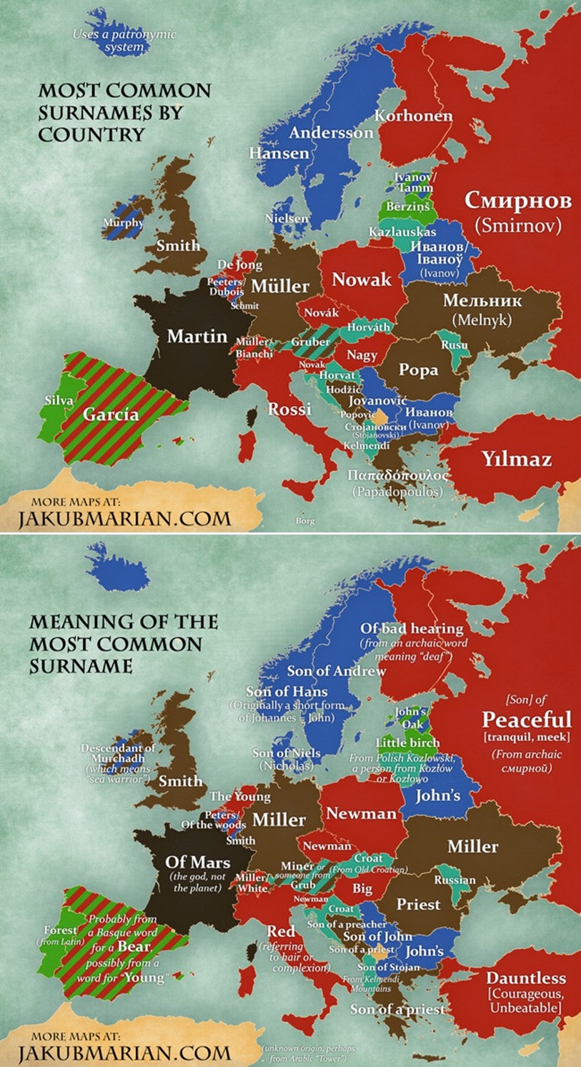 NAJČEŠĆA PREZIMENA U EUROPI: Jedno hrvatsko je posebno popularno!