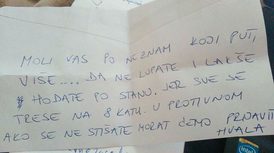 KAKVO JE TO VRIJEME DOŠLO: Čovjek više ne može ni šetati u VLASTITOM stanu