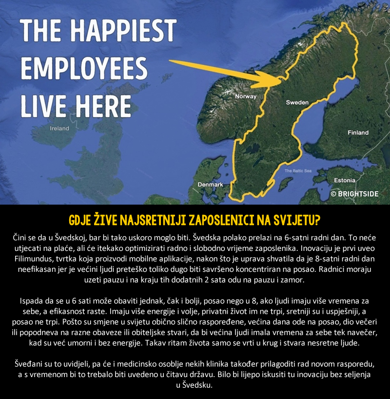 Švedska prelazi na 6-satno radno vrijeme, a razlog je savršen