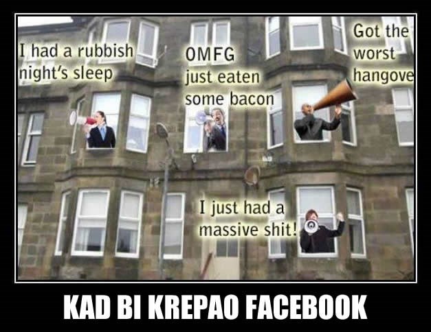 Kad bi krepao Facebook