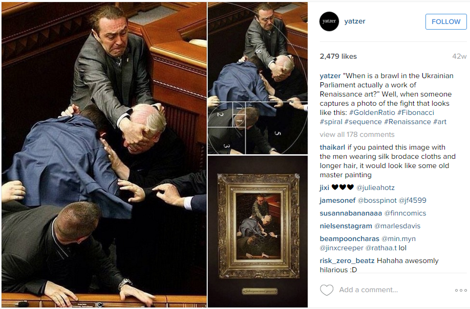 Tučnjava u parlamentu proglašena renesansnim umjetničkim djelom