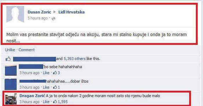 "Ne stavljajte odjeću na akciju, mama mi stalno kupuje"
