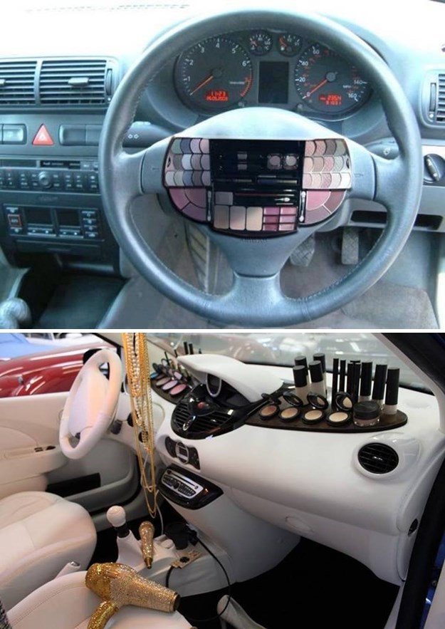 Kako žene vide "dodatnu opremu" u autu